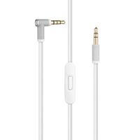 Replacement Audio Cable Cord Wire with in line Microphone and Control For Beats by Dr Dre Headphones Solo Studio Pro Detox Wireless Mixr Executive Pill (White)