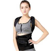 SPLY DTEM Abdominal Correction Belt, Back Brace for Boys and Adults Girls Proper Clothing Seated Posture Anti-Buckle Posture Belt (Size: S) (Size : Small)