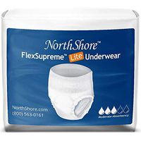 NorthShore FlexSupreme Lite Pull-On Underwear, 2X-Large, Pack/12