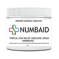 NUMBAID, 5% Lidocaine, for Deeper Penetration, Topical Numbing Cream, Local and Anorectal Discomfort, 4 Fl. oz
