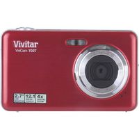 VIVVT027RED - VIVITAR VT027-RED 12.1 Megapixel VT027 Digital Camera