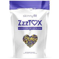 SkinnyFit ZzzTox Nighttime Detox Tea: Caffeine-Free, All-Natural, Laxative-Free, Chamomile, Lavender, Vegan, Non-GMO, Gluten-Free, 28 Servings - Release Toxins Before Bedtime for a Restful Sleep