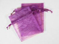 MyCraftSupplies Premium Quality Organza Bags 6x9 Inch 30-Pack for Favors, Gifts, Jewelry (Orchid)