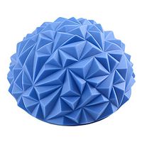 Yoga Durian Ball Stress Relief Yoga Massager, Spiky Massage Ball PVC Foot Trigger Point -by Littay (BU, 16.5x8.5cm)