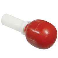 Bulldog Rolling Cane Tip - 1-2 inch Red