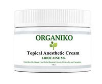 ORGANIKO, Max Strength Lidocaine 5% Topical Numbing Cream with Vitamin E, 4 fl.oz.(PACKAGE MAY VARIED BY MANUFACTURER), Condition is New