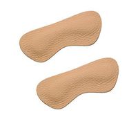 VSUDO Leather Shoe Heel Liner, Shoe Heel Insert, Heel Cushion Inserts, Heel Pads, Heel Insoles, Heel Grips, Design for Men or Women Loose Shoes, Protect Your Heel[1 Pair-Brown-Leather]