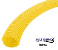 1/4" Split Polyethylene Color Wire Loom (100 ft.), Yellow
