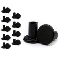 Andux Women Lady High-Heeled Protector Wear-Resistant Covers Shoes Care Product Black (10 Pairs, Black)-GGXT-02