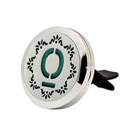 Tharv Stainless Car Vent Clip Snowflake Perfume Clip Dolphins Leaves Purifiers Portable Aroma Diffusers Fragrance Oil Diffuser Locket (Not Included Supplemental Pad) (C)