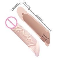 Realistic Dillos Sleeve G-S Extension Pennis Cover Adult Six Toy Massage for Men