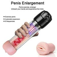 USB Rechargeable 2 in 1 Men’s Training Sleeve Pennis Extender Enlargement Pump Vacuum Pump