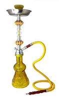Zebra Smoke: Angel Hookah Hookah Shisha 1 Hose Egyptian Nargile (Yellow)