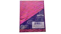 Flomo 3 Sheets 20"X28" Hologram Everyday Tissue Paper, Gift, 12SQ FT Total (Magenta)