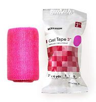 MCKESSON Cast Tape Medi-Pak Performance 3" X 12 Foot Fiberglass Pink (#115-3X, Sold Per Box)