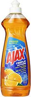 Ultra Ajax Triple Action Orange Dish Liquid Soap, Pack of (4) 14 oz Bottles