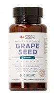 Grape Seed Extract & Resveratrol Capsules - 60mg Supplement 100 Pills Supports Circulation, Cholesterol, Swelling