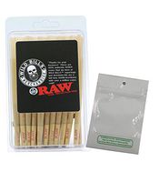 Bundle 2 Items Raw Classic King Size Cones 50 Count with 3.5 x 5 Mylar Stink Free Bag