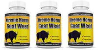 Xtreme Horny Goat Weed with Maca L-Arginine Increased Performance and Natural Libido Boost for Both Men and Women 60 Capsules 3 Bottles