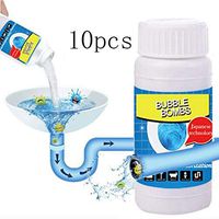100G Bubble Pipe Dredging Agent, Foaming Cleaner For Toilet Drain Clog Remover Powerful Sink And Drain Bathroom Cleaner Chemical Powder Agent For Kitchen Toilet