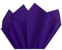 Flexicore Packaging® | Gift Wrap Tissue Paper | Size: 15"x20" | Count: 100 Sheet | Craft Crape Paper (Purple Grape, 100 Sheets)