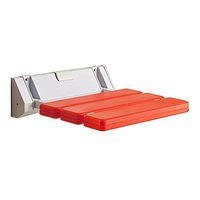 Bathroom Chair/Foldable Chair/Bath Chair/Safety Shower Wall Stool/Bathroom Senior Bath Chair/Shoes Stool/Pregnant Women's Handicapped Wall Stools/Bearing Weight 130KG/32.83210cm (Color : Red)