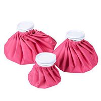 3-Pack Ice Pack - Reusable Ice Bags Cold Packs for Injuries and Pain Therapy, 3 Assorted Sizes, Pink
