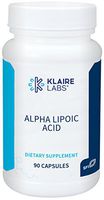 Klaire Labs Alpha-Lipoic Acid 500 Milligrams - Hypoallergenic ALA Supplement, Antioxidant & Liver Support (90 Capsules)