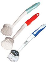 Brush with Scraper Dish Washing Tip (1-pc Random)