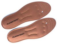 Fluidsteps Massaging Liquid-Filled Insoles for All Day Relief from Foot Pain - Small - (Men 5 to 6.5 / Women 7 to 8)