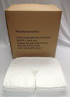 Therabuilt® Disposable Headrest Covers, Case of 10 (100 Count Each)