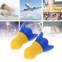 1 Pair Soft Silicone Ear Plugs Sound Insulation Ear Protection Earplugs Anti Noise Snoring Sleeping Plugs For Noise Reduction