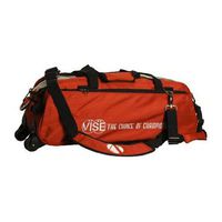 Vise Three Ball Tote Roller Bowling Bag, Red