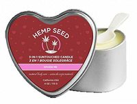 New - Candle 3 N 1 Heart Spoon Me 4.7Oz Earthly Body