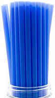 Made in USA Pack of 250 Blue Giant (10" X 0.31") Unwrapped Plastic Smoothie Drinking Straws (FDA-approved, Non-toxic, BPA-free)