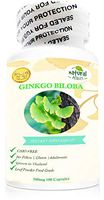 Ginkgo biloba Leaves Powder Veggie Capsules 500mg 100 Capsules Grown in Thailand