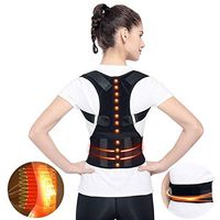 Magnetic Therapy Posture Support Back Brace, Medical Adjustable Posture Humpback Corrector Brace Straighten and Correct Posture Upper Shoulder Waist Lumbar Support Belt Relieves Neck Back Spine Pain