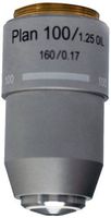 National Optical 799-160P 100XR DIN Plan Achromat Objective Lens, N.A. 1.25, For 160 Microscopes