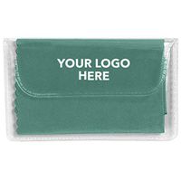 HiTouch Business Services #6242 Microfiber Cleaning Cloth in Case - 125 Qty - $0.78 EA - Promotional Product/Custom/Your Logo/Low Minimums, Green