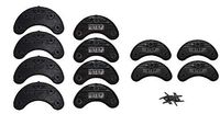 6 Pairs of Heel Tap Replacement with Nails - Medium, Large, Extra Large (2 Pairs Each Size)