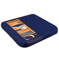 Seat Cushion for Wheelchairs-Reducing Pressure Sciatica and Back Pain Relief, Coccyx Orthopedic Memory Airfiber Seat Cushion Fits Office Chairs Car and Desk Chairs (Blue)