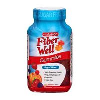 VitaFusion, Fiber Well Gummies, Fiber Supplement, Assorted Flavors - 90 gummies, Pack of 4