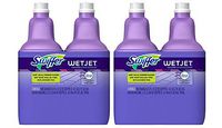WetJet Multi-Purpose Floor & Hardwood Cleaner Solution with Febreze Refill, Lavender Vanilla & Comfort Scent, 1.25 Liter (2 Bottles)