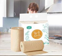 papasgix 2 Rolls Paper Towels Kitchen Paper Towels Double Layer