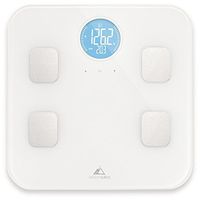 Weight Gurus Bluetooth Body Composition Scale, 8 Profiles, White - Up to 18 Years