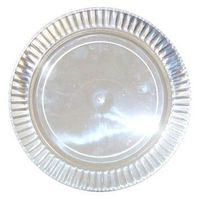 Lumiere Clear Plastic Dinner Plates 10.25" (10 per Pack)