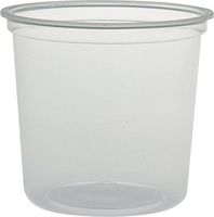 Solo MN24-0100 24 oz Translucent Polypro Plastic Deli Container (Case of 500)