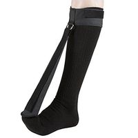 OTC Night Sock, Plantar Fasciitis, Achilles Tendonitis, Step Arch Tight Calf Muscle Support, Black, Small