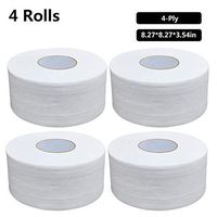 coreychen Large Roll of Toilet Paper,Silky & Smooth Soft Professional Premium 3-Ply Toilet Paper, Soft Non-irritating Household Bathroom Tissue for Hotels Restaurants Home