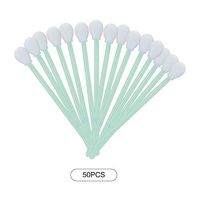 V BESTLIFE 50pcs Anti-Static Foam Cleaning Swabs for Printer Inkjet Optical Equipment and Automotive Detailing (18cm) Use of Absorbent Cotton